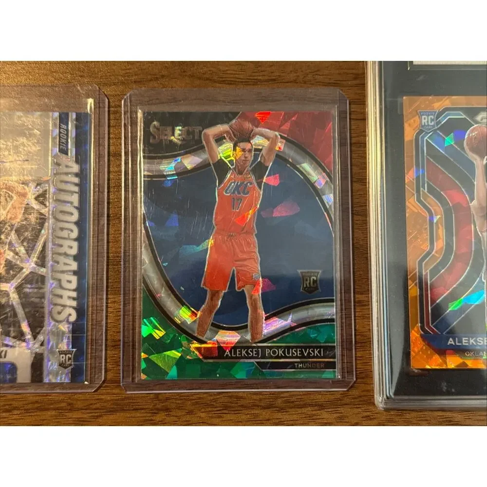 2020 Panini Prizm Fast Break, ICE,Wave, Auto Aleksej Pokusevski RC Lot (35)